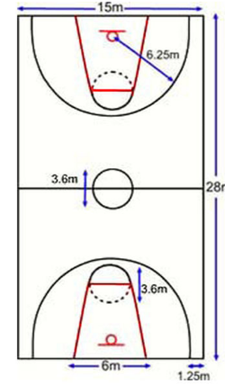 Sân bóng rổ và quả bóng rổ 0