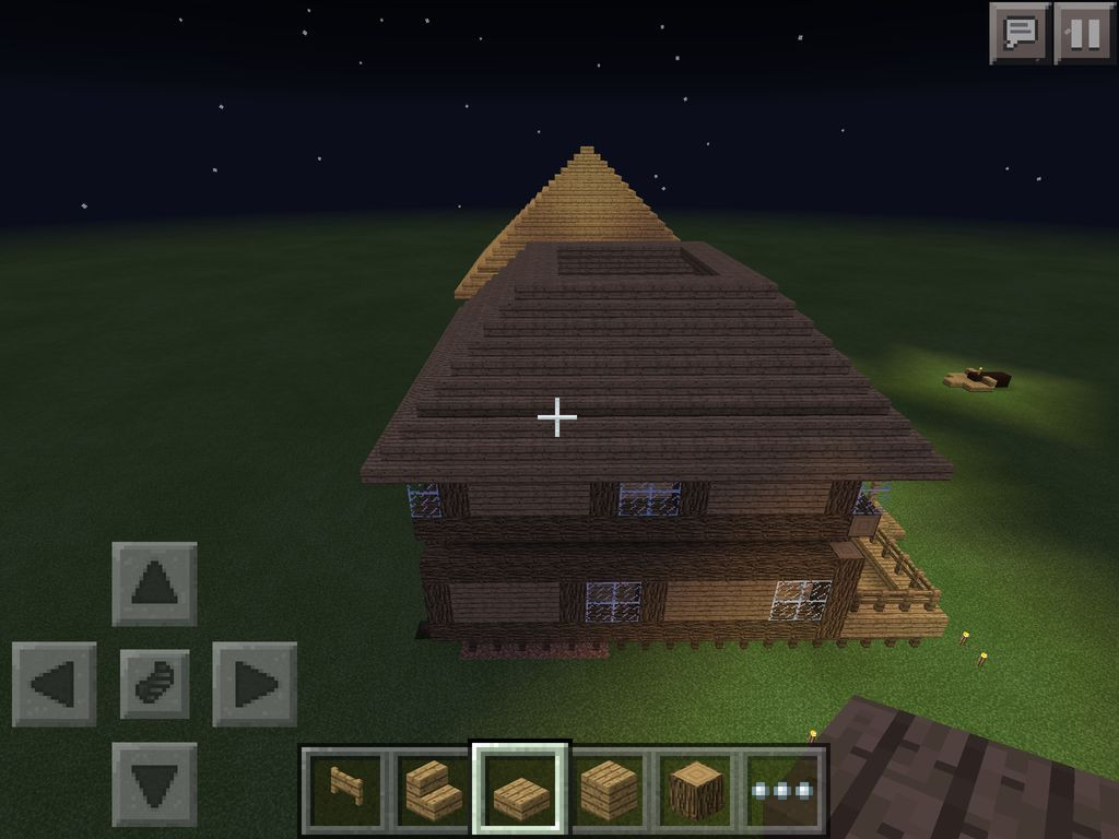 Bước 5: Thêm mái nhà 1