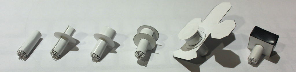 Gấp và dán các mảnh 4