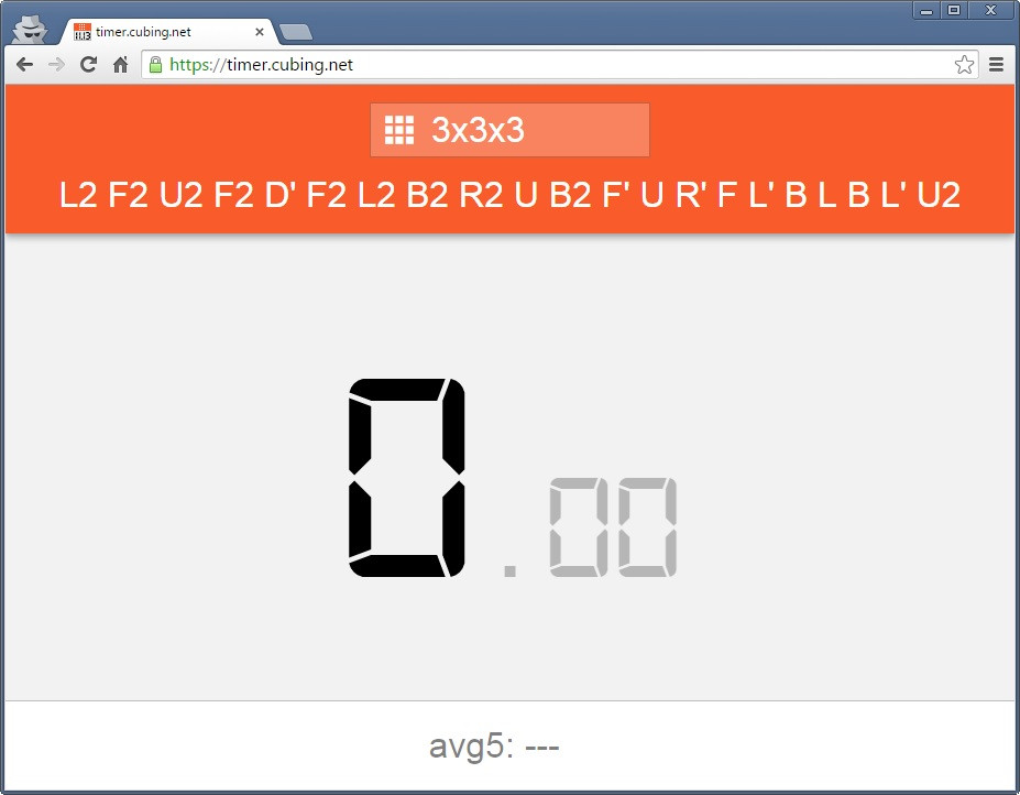Timer. Cubing. Net 0
