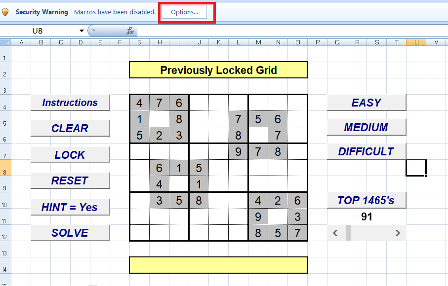 Bước 3: Thiết lập cài đặt Macro cho Excel 0