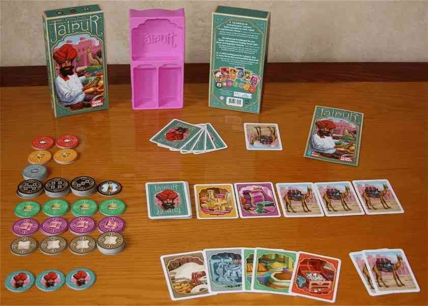 Thành phần của board game Jaipur 0