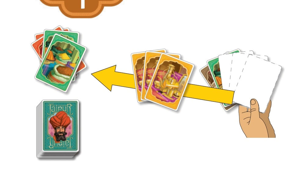 Cách chơi board game Jaipur 3