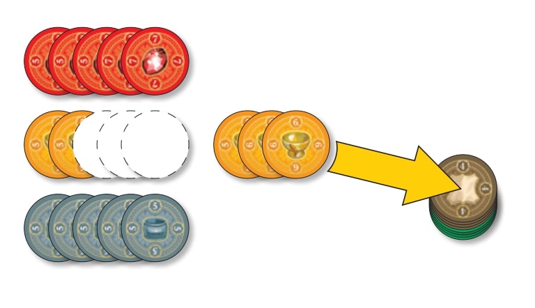 Cách chơi board game Jaipur 4