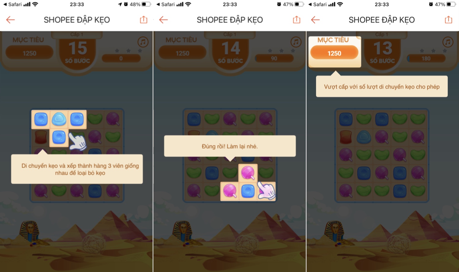 Cách chơi Game Shopee Đập kẹo 0