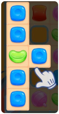 Các bước di chuyển và các loại Kẹo 7