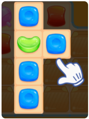 Các bước di chuyển và các loại Kẹo 3