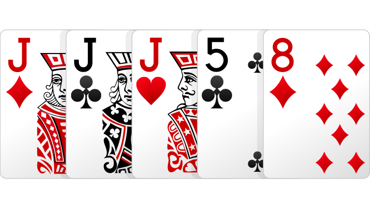 Tay bài Poker và thứ bậc 6