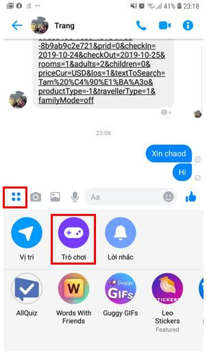 Bước 1: Truy cập vào khu vực Trò chơi 2