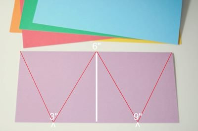 Nhấn vào ảnh để phóng to Cách làm cờ tam giác treo trang trí 0