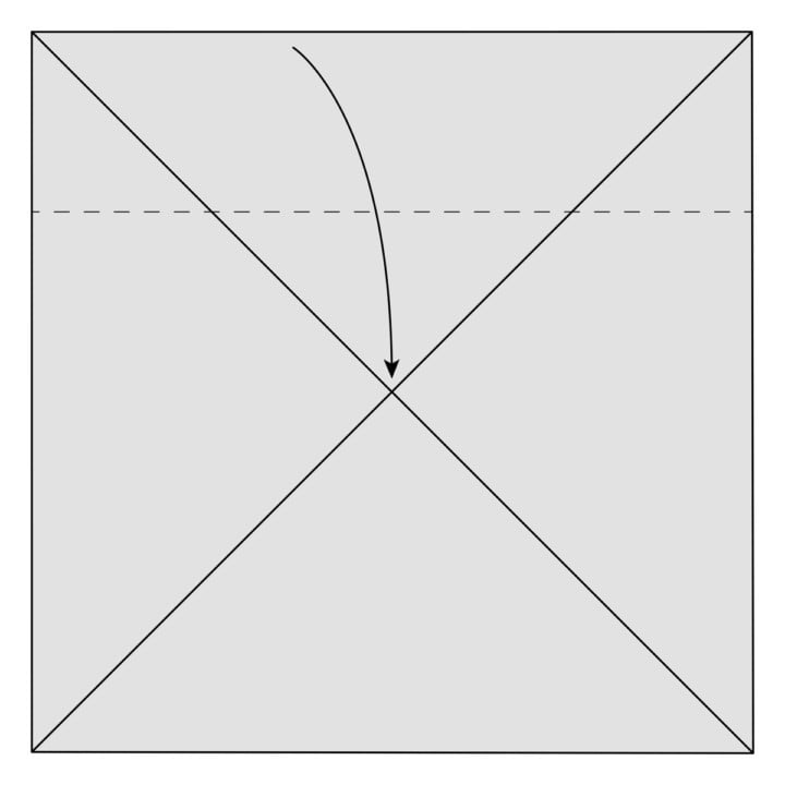 Xếp vỏ hộp giấy tờ vuông 2 miếng giản dị và đơn giản 5