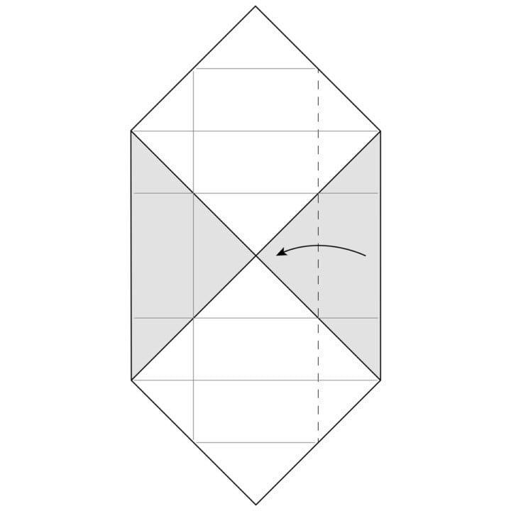 Xếp vỏ hộp giấy tờ vuông 2 miếng giản dị và đơn giản 8