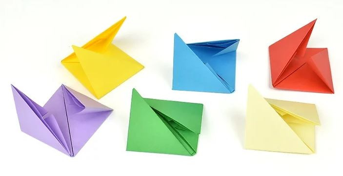 Gấp xúc xắc Origami 8
