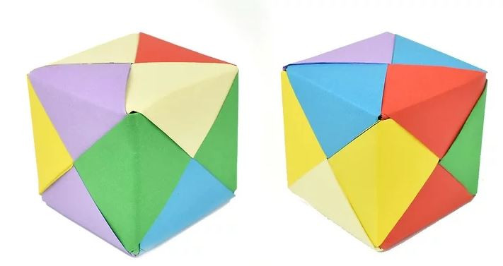 Gấp xúc xắc Origami 9