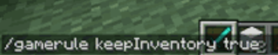 Bước 3: Nhập lệnh giữa đồ trong Minecraft 0
