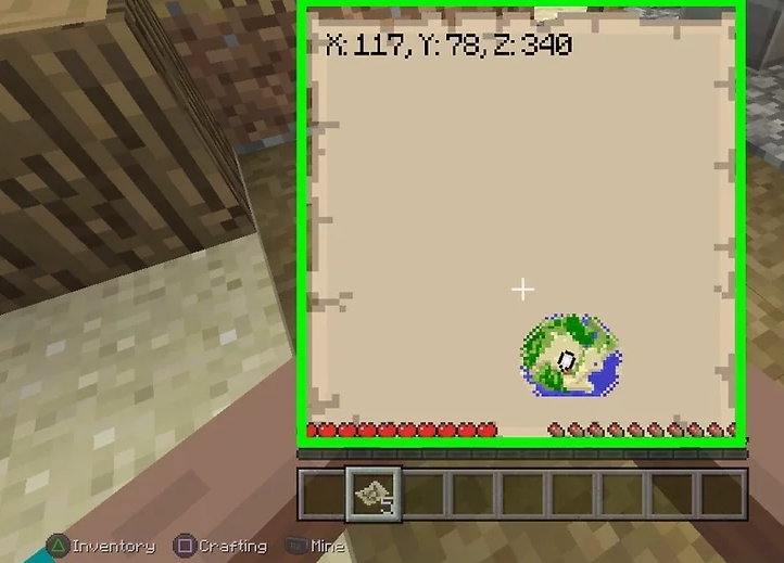 Cách coi tọa độ  Minecraft bên trên máy chơi trò chơi 1