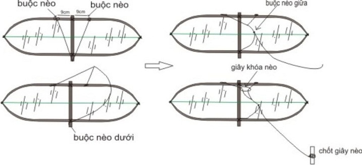 Cách làm diều cánh cung 3