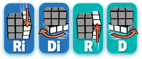 Bước 7: Hoàn thành giải khối Rubik 1