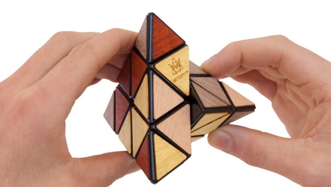 Tô màu Rubik Tam Giác và Vuông  Trang Tô Màu Cho Bé