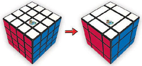 Bước C: Giải hoàn mỹ Rubik 4x4 theo đuổi cách thức giải Rubik 3x3 0