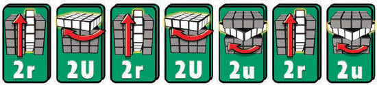 Bước C: Giải hoàn mỹ Rubik 4x4 theo đuổi cách thức giải Rubik 3x3 20