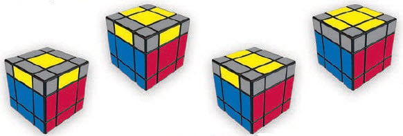 Bước C: Giải hoàn mỹ Rubik 4x4 theo đuổi cách thức giải Rubik 3x3 7
