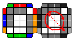 Hoán đổi 2 góc và 1 vòng 3 cạnh 8