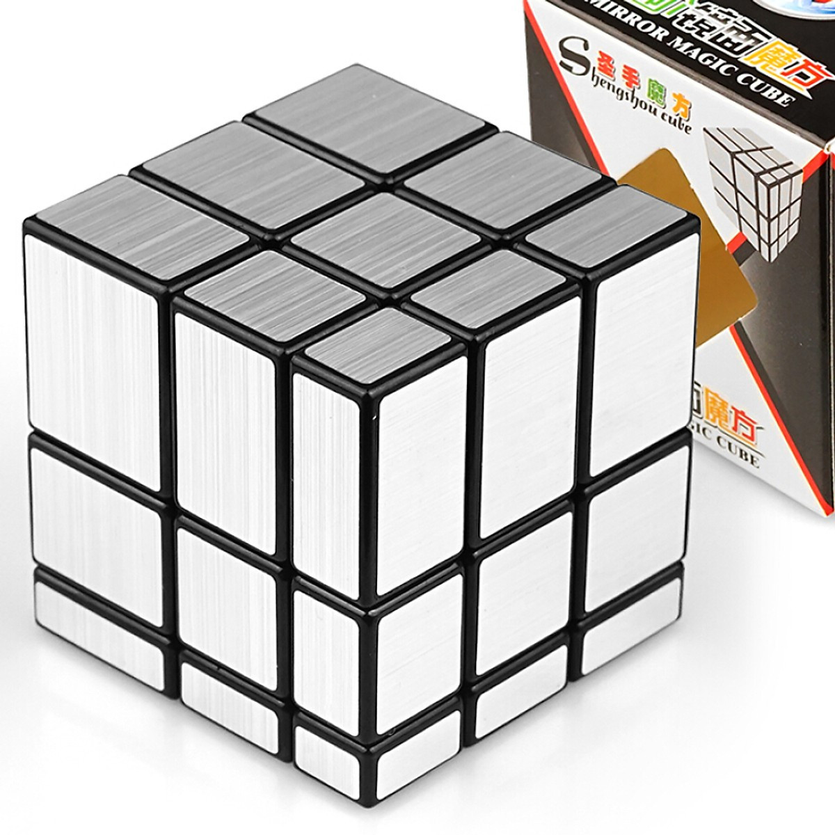 Rubik Mirror 3 x 3 màu bạc