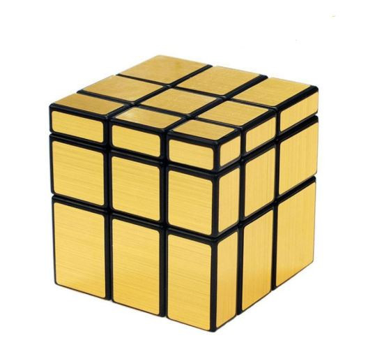 Rubik Mirror 3 x 3 màu Vàng Kim