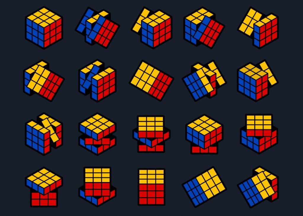 Công thức xoay Rubik tầng 3 cơ bản và nâng cao