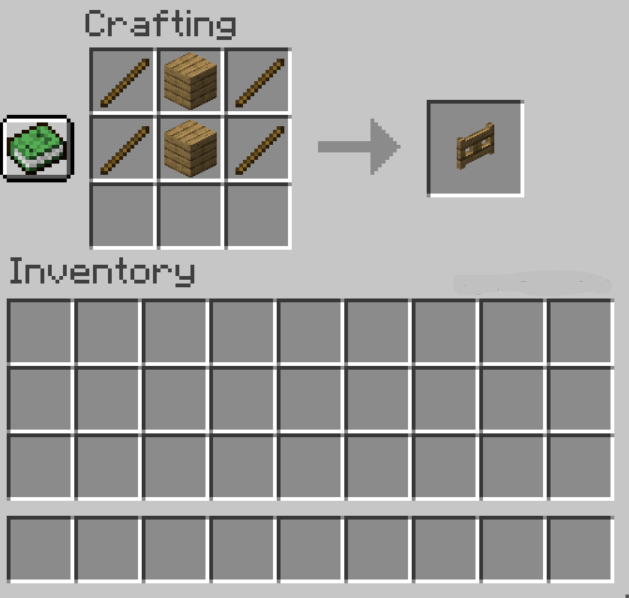 Cách tạo Cổng hàng rào gỗ trong Minecraft 1