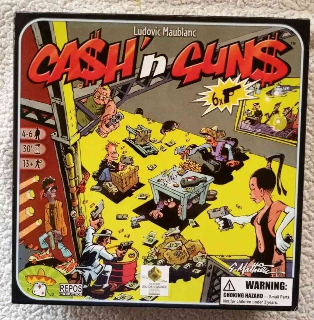 Hướng dẫn cách chơi board game Cash and Gun