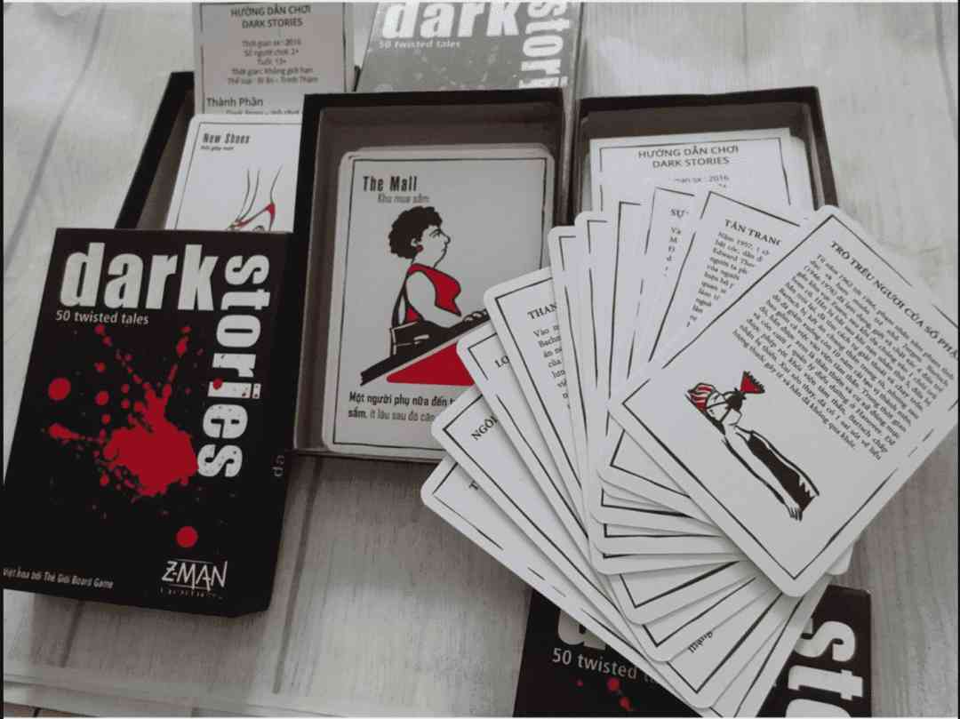 Hướng dẫn cách chơi board game Dark Stories