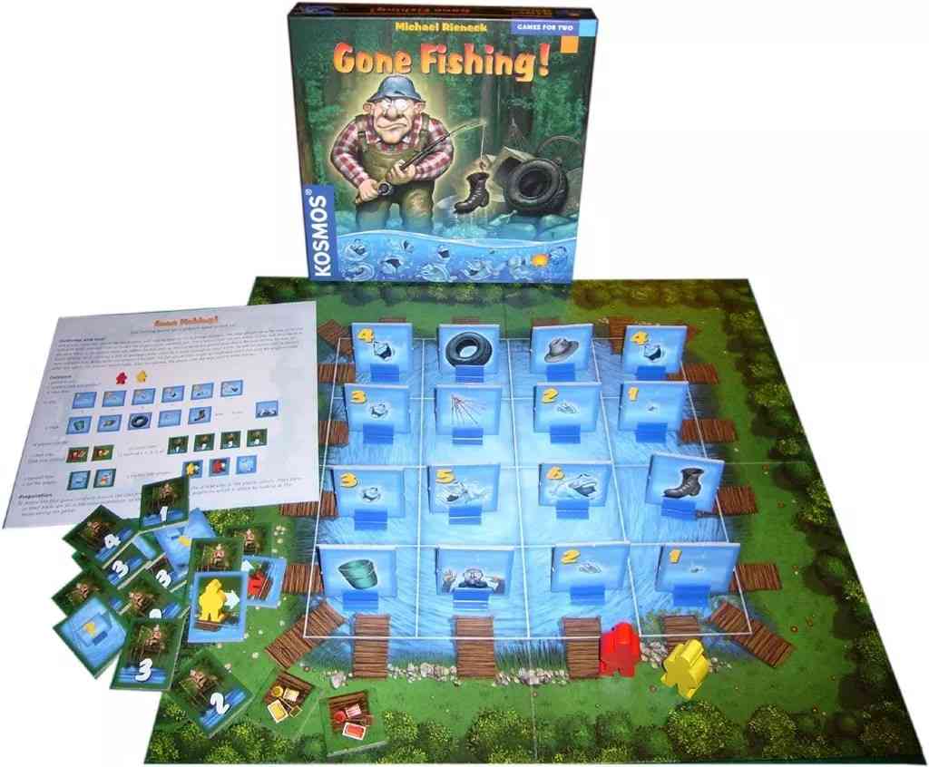 Thành phần trong board game Gone Fishing 0