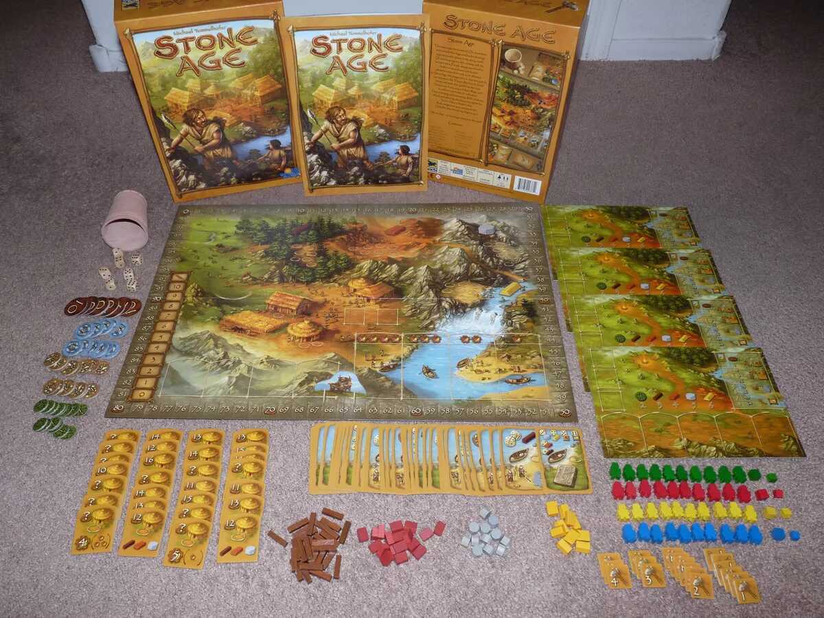 Hướng dẫn cách chơi board game Stone Age