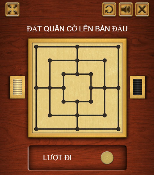 Hướng dẫn cách chơi Cờ 9 tướng – Nine Men’s Morris