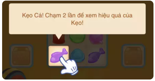 Các bước di chuyển và các loại Kẹo 2