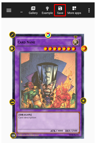 Chế bài Yugioh trên điện thoại 3