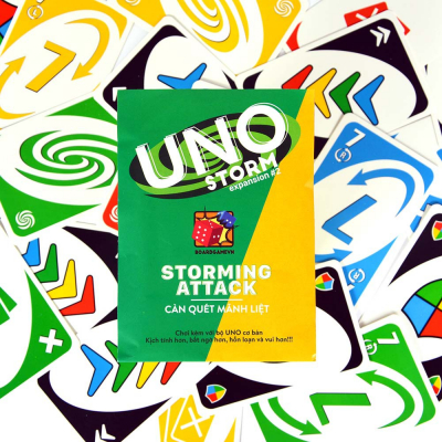 Hướng dẫn cách chơi bộ Uno Storm #2 Hướng dẫn cách chơi bộ Uno Storm #2