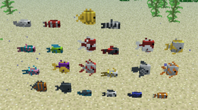 Các loại cá (Fish) trong Minecraft
